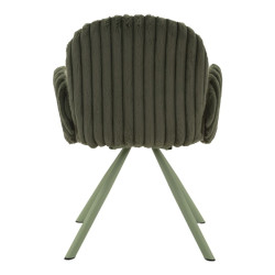 Chaises Stockholm B Vertes – Élégance Fraîche (Lot de 2) 64 x 68 x 83 cm (Assise 45 cm)