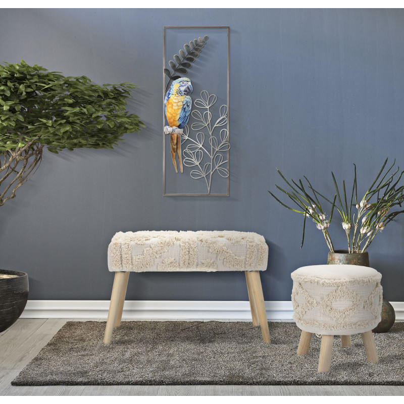 Pouf Damasco – Charme Oriental Ø35 x 40 cm