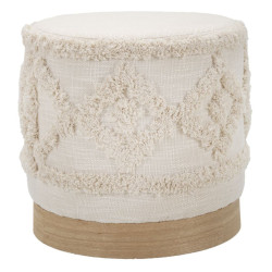 Pouf Damasco Deluxe – Tapisserie Royale Ø40 x 40 cm