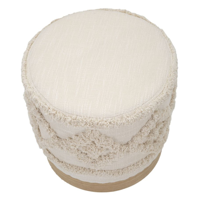 Pouf Damasco Deluxe – Tapisserie Royale Ø40 x 40 cm