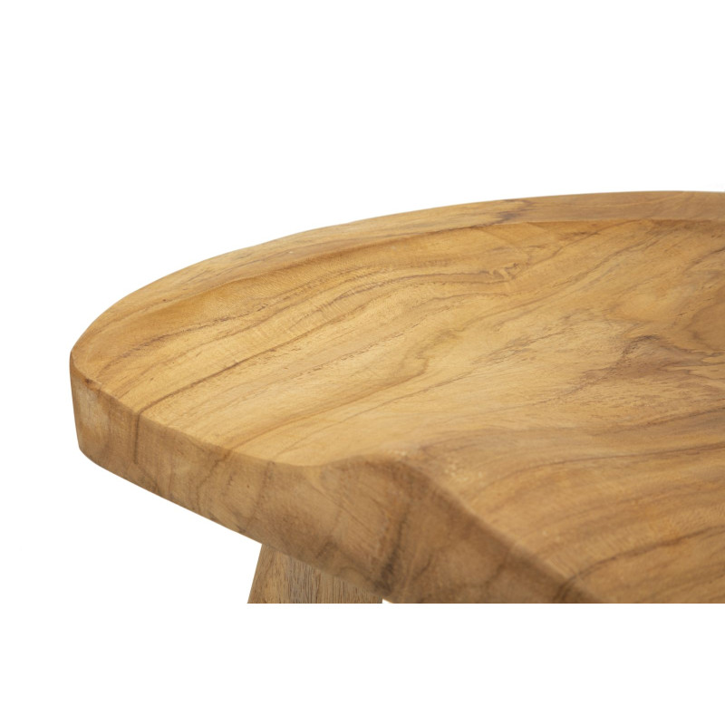 Pouf SEL en Teck – Essence Nomade 40 x 32 x 42 cm