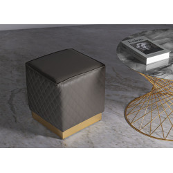 Pouf Sharon Carré – Minimalisme Élégant 35 x 35 x 38 cm
