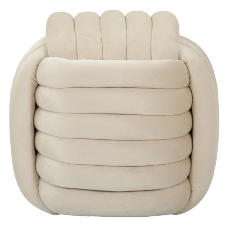 Pouf Softy Crème – Nuage de Douceur 45 x 45 x 45 cm