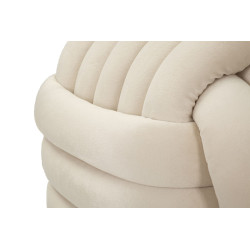 Pouf Softy Crème – Nuage de Douceur 45 x 45 x 45 cm