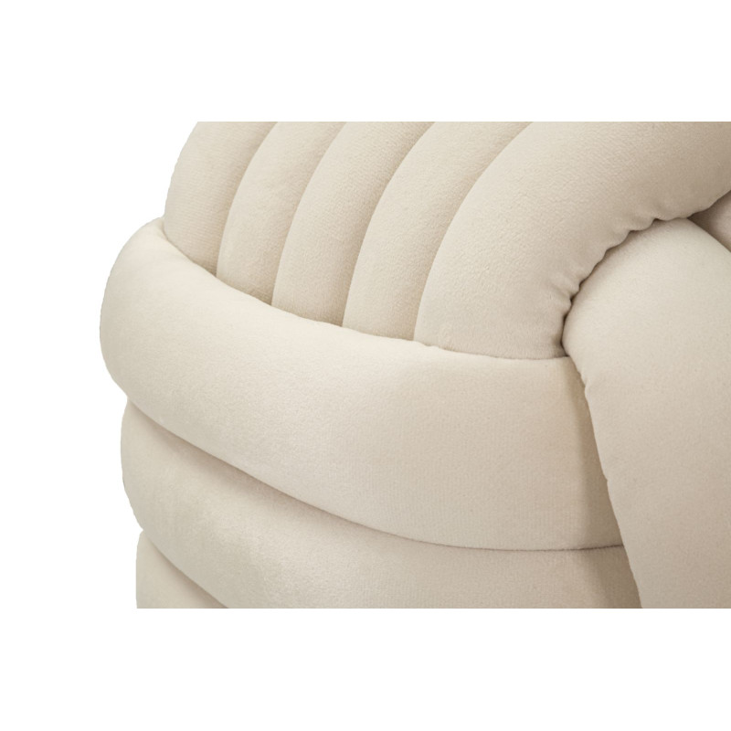 Pouf Softy Crème – Nuage de Douceur 45 x 45 x 45 cm