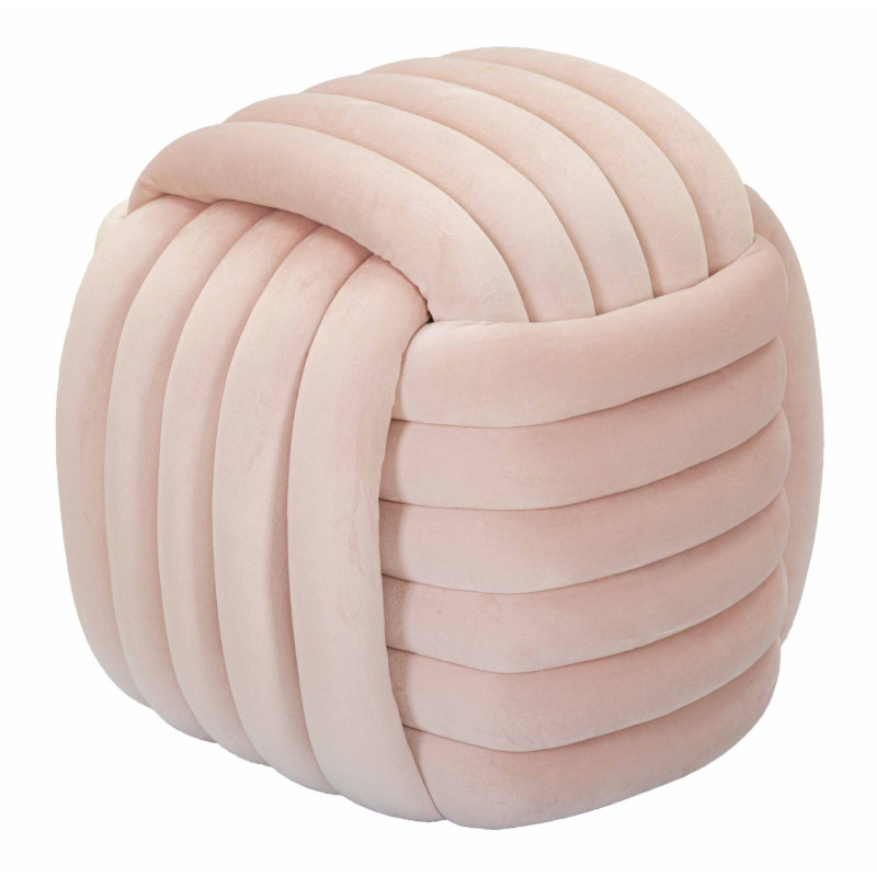 Pouf Softy Rose – Rêve Pastel 45 x 45 x 45 cm