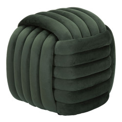Pouf Softy Vert – Fraîcheur Botanique 45 x 45 x 45 cm