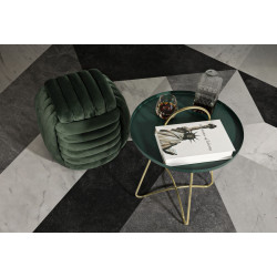 Pouf Softy Vert – Fraîcheur Botanique 45 x 45 x 45 cm
