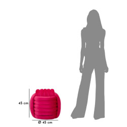 Pouf Softy Fuchsia – Explosion Glam 45 x 45 x 45 cm