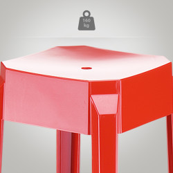 Tabouret de bar Fox rouge