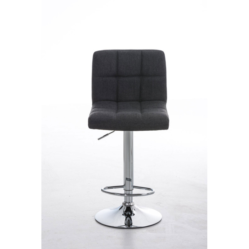 Tabouret de bar Peru, tissu C gris foncé