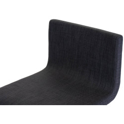 Tabouret de bar Limon E TISSU gris foncé