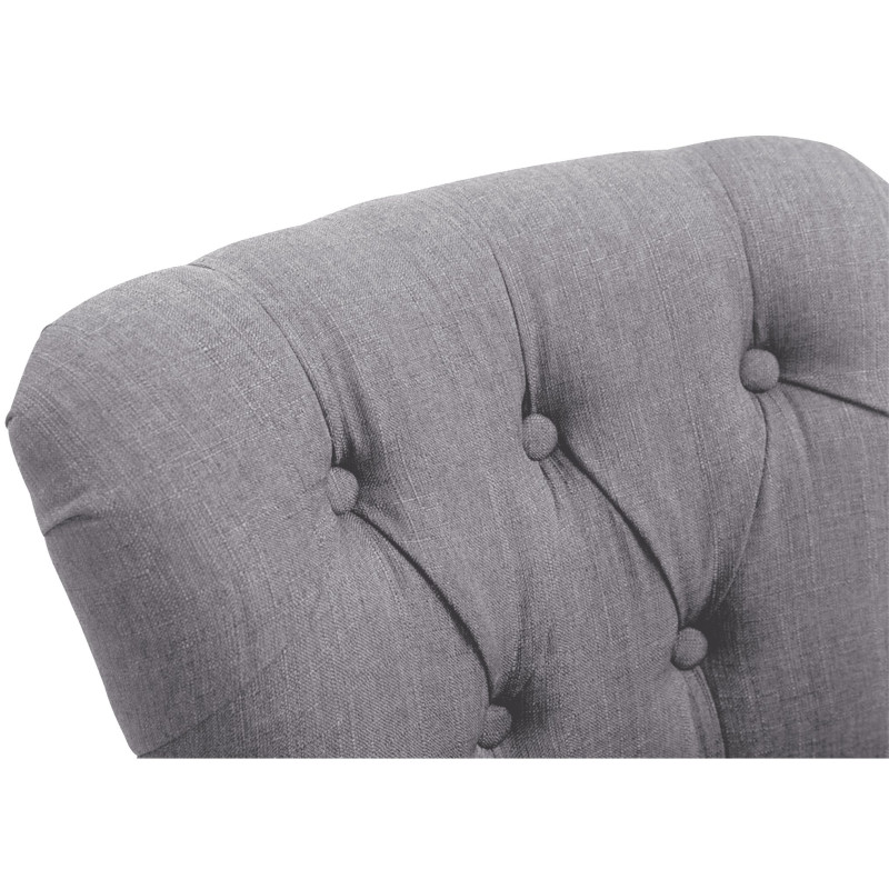 Sgabello Lakewood Stoffa antico-chiaro grigio chiaro