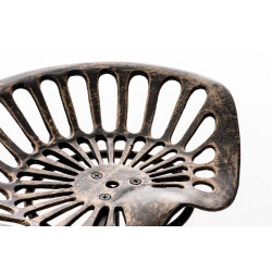 Sgabello industriale Mimosa bronzo