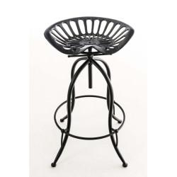 Sgabello industriale Mimosa nero