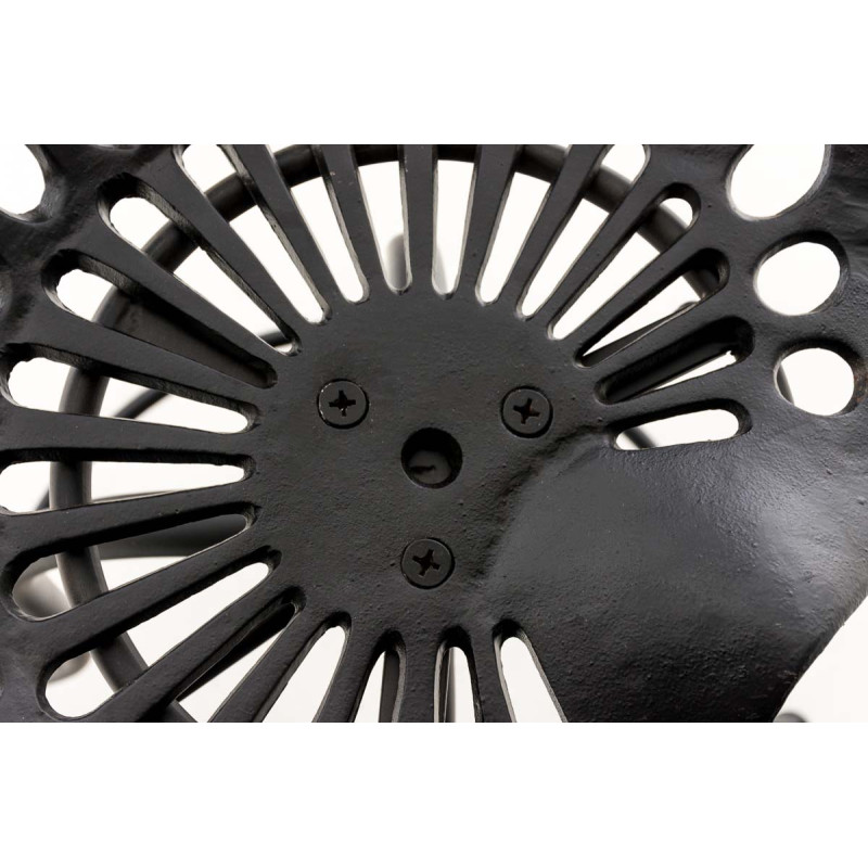 Taburete Industrial Mimosa Negro