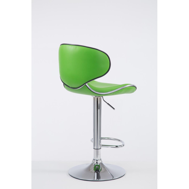 Tabouret de bar chromé Las Vegas V2 vert