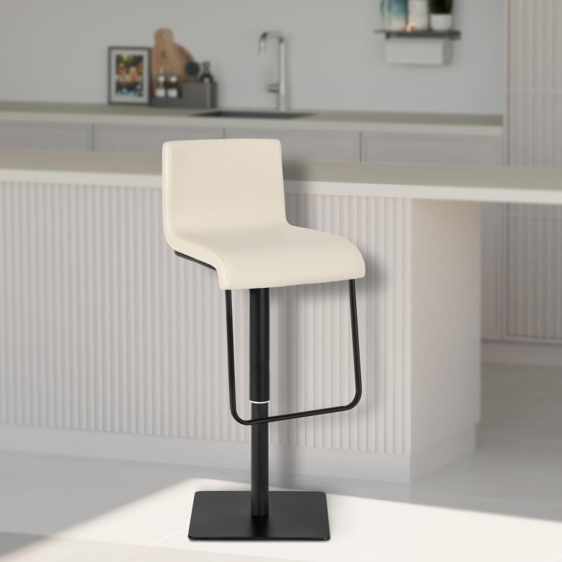 Tabouret de bar Limon B crème