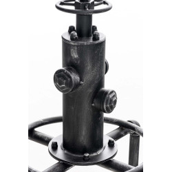 Taburete Industrial Lumos Plateado antiguo