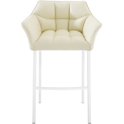 Barhocker Damaso mit 4-FuЯ Gestell weiЯ