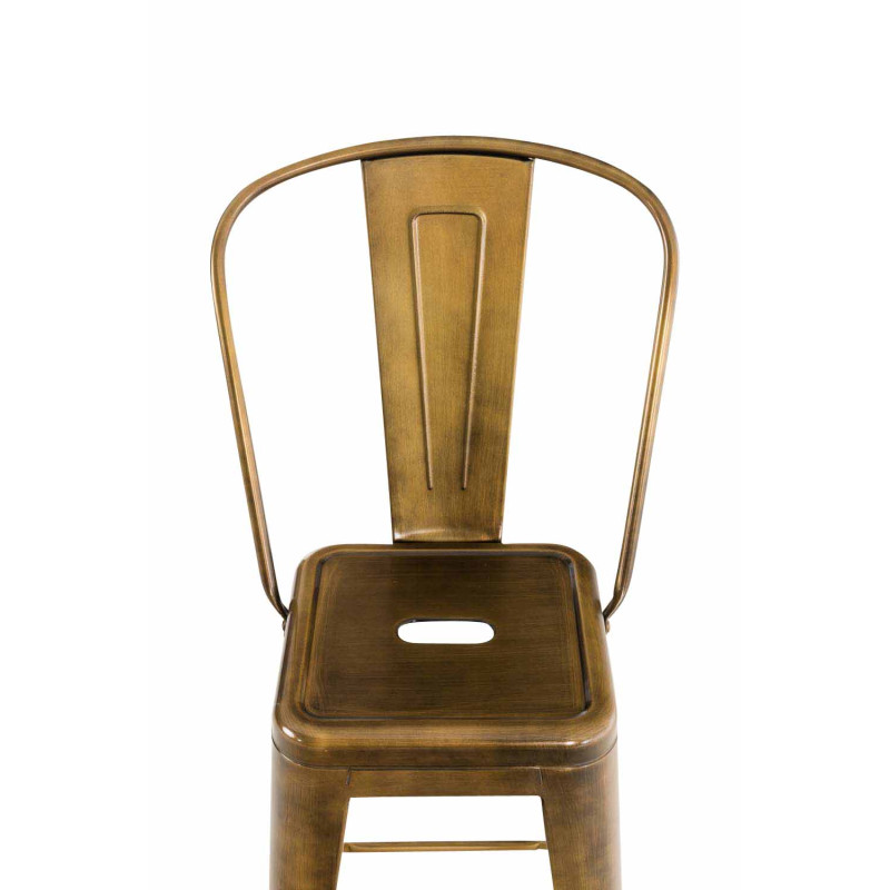 Ensemble de 2 tabourets de bar Aiden or