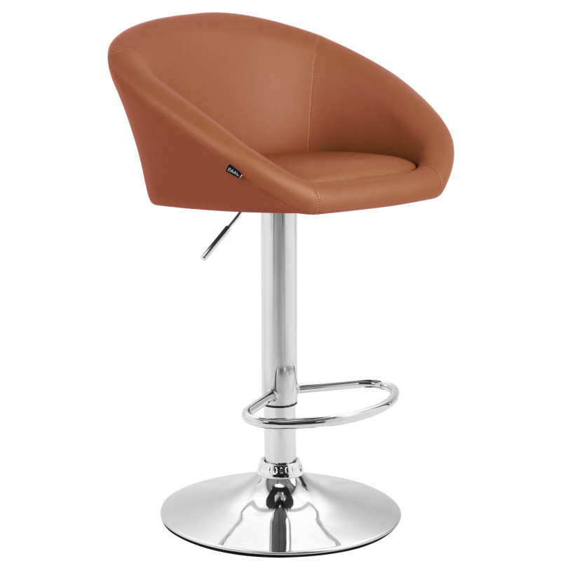Tabouret de bar Miami V2 C marron clair