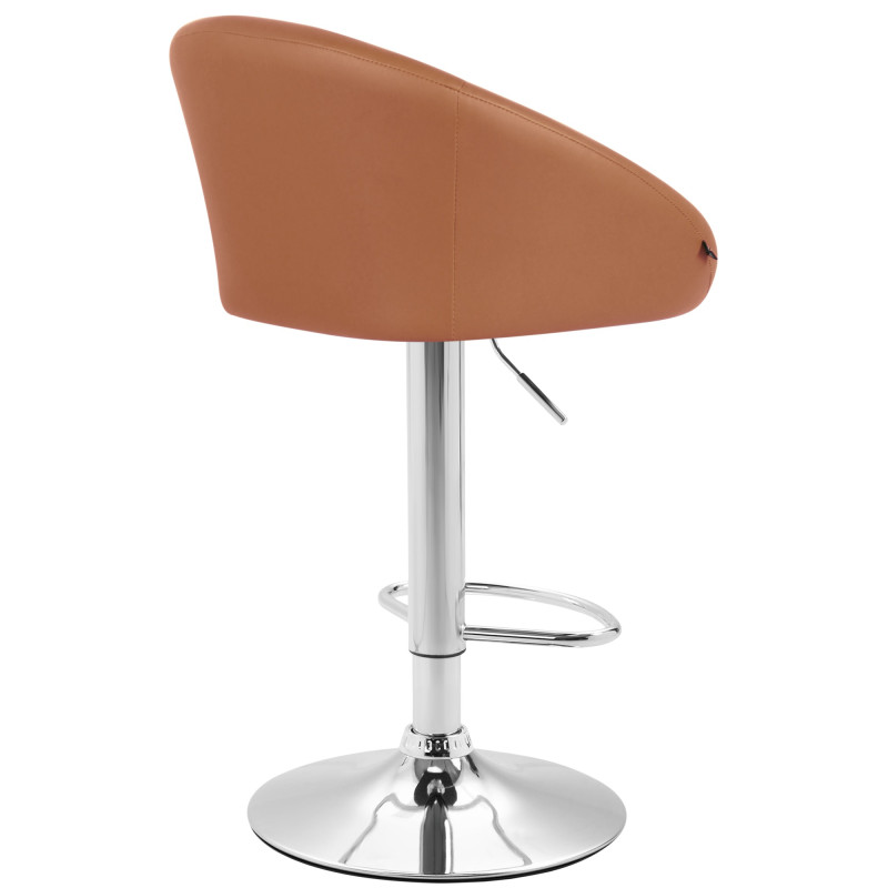 Tabouret de bar Miami V2 C marron clair