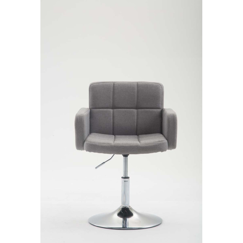 Fauteuil Lounge Los Angeles en tissu gris