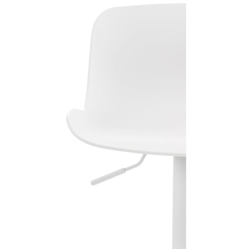 Lot de 4 tabourets de bar Almada en blanc