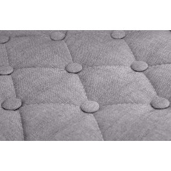 Fauteuil Lounge en tissu Dublin gris