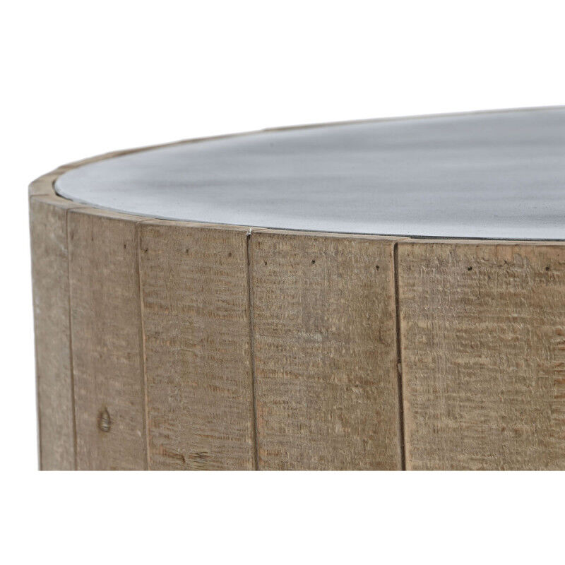 Table Basse Home ESPRIT Sapin Bois MDF 90 x 90 x 30 cm