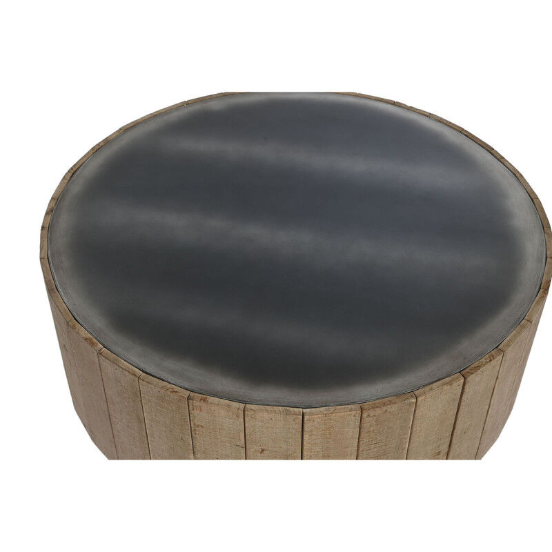 Table Basse Home ESPRIT Sapin Bois MDF 90 x 90 x 30 cm