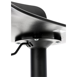 Lot de 4 tabourets de bar Almada noir