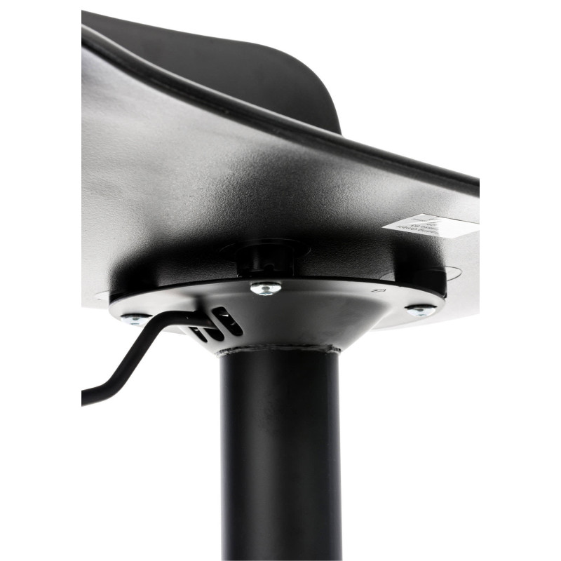 Lot de 4 tabourets de bar Almada noir