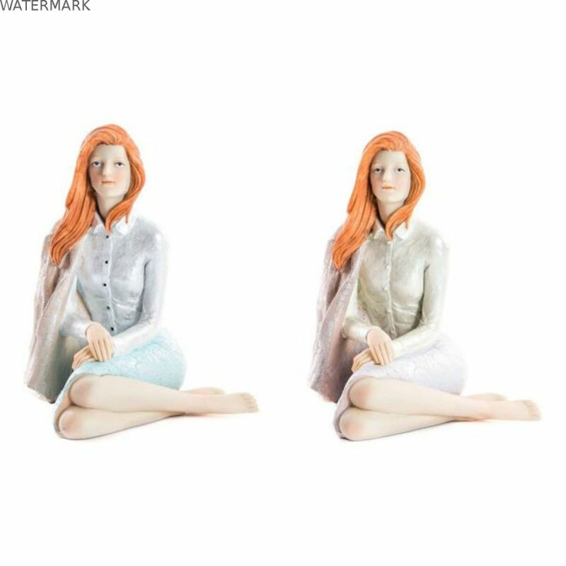 Figurine Décorative DKD Home Decor 15 x 18 x 19,5 cm Femme Résine Romantique (2 pcs) Figurine Décorative DKD Home Decor 15 x 18 x 19,5 cm Femme Résine Romantique (2 pcs)