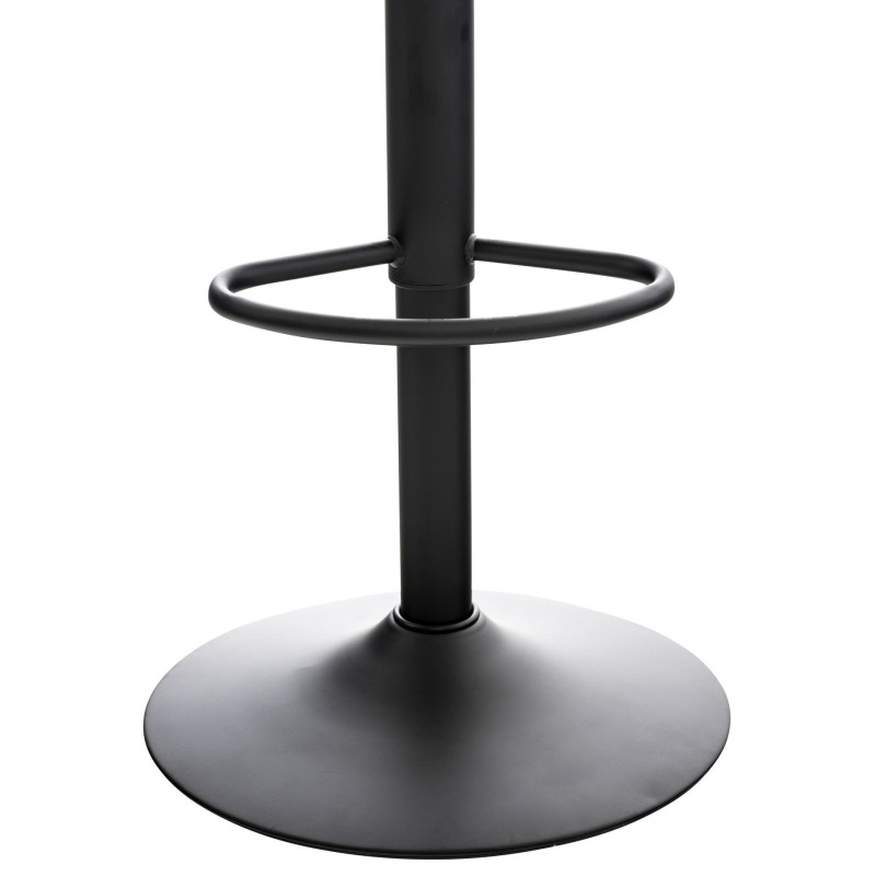 Lot de 4 tabourets de bar Almada noir