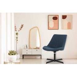 Fauteuil Lounge Granby bleu