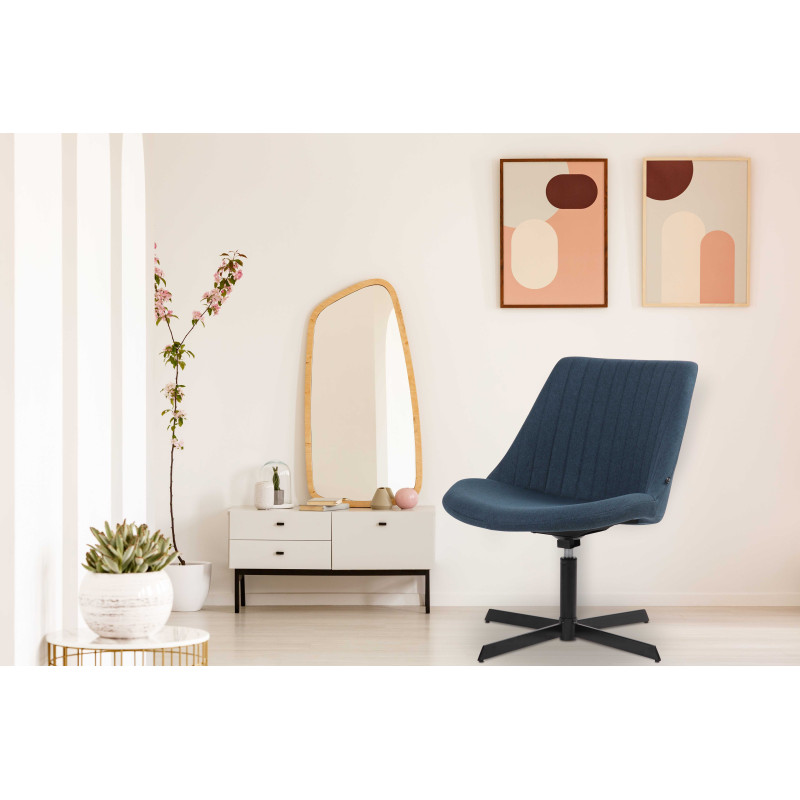 Fauteuil Lounge Granby bleu