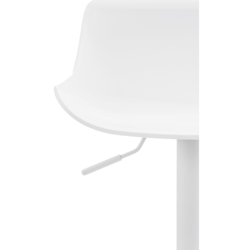 Lot de 4 tabourets de bar Aveiro blanc