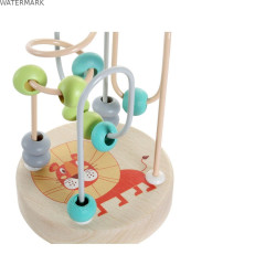 Jeu en bois DKD Home Decor Bois Multicouleur 4 Pièces 9 x 9 x 12 cm
