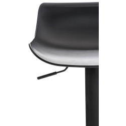 Lot de 4 tabourets de bar Aveiro noir