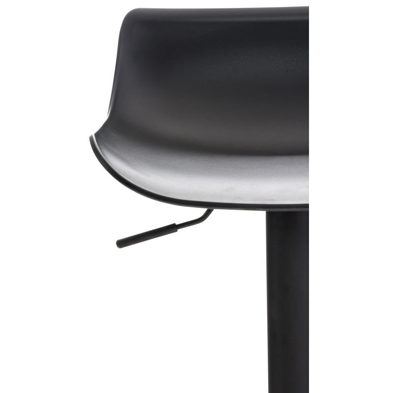 Lot de 4 tabourets de bar Aveiro noir