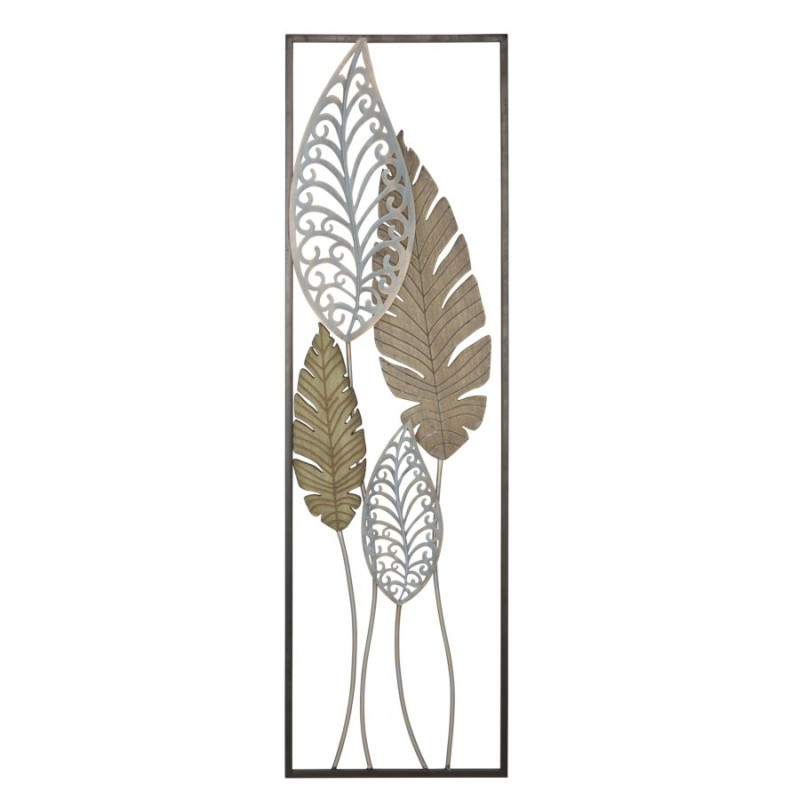 PANNEAU DE FER ET DE BOIS FEUILLES -B- CM 30,5X2,5X99,5