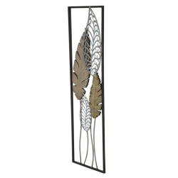 PANNEAU DE FER ET DE BOIS FEUILLES -B- CM 30,5X2,5X99,5
