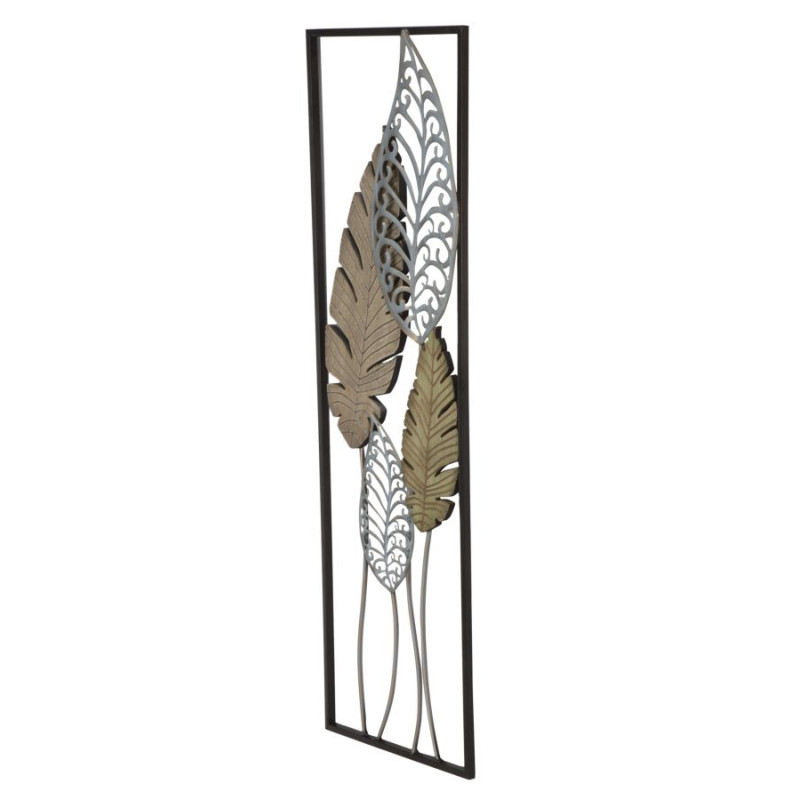 PANNEAU DE FER ET DE BOIS FEUILLES -B- CM 30,5X2,5X99,5