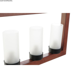 Suspension DKD Home Decor Marron Aluminium Verre (52 x 6 x 26 cm)