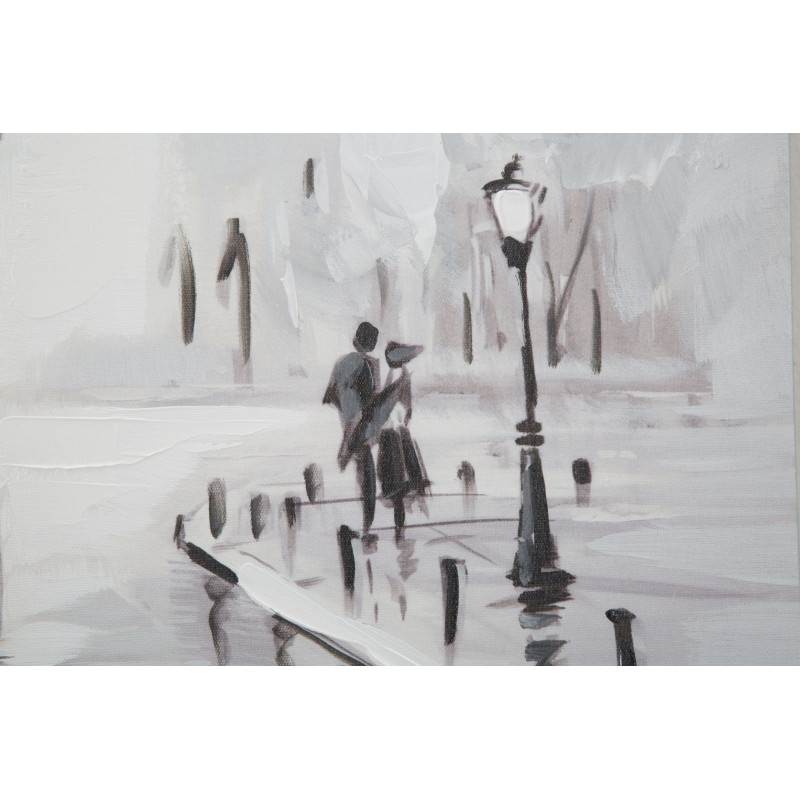 PEINTURE SUR TOILE TRAM -A- CM 80X3X80