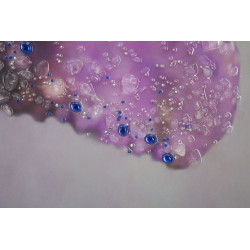 IMPRESSION SUR TOILE AVEC APPLICATIONS MEDUSA -A- CM 80X3,8X120