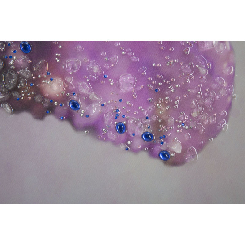 IMPRESSION SUR TOILE AVEC APPLICATIONS MEDUSA -A- CM 80X3,8X120