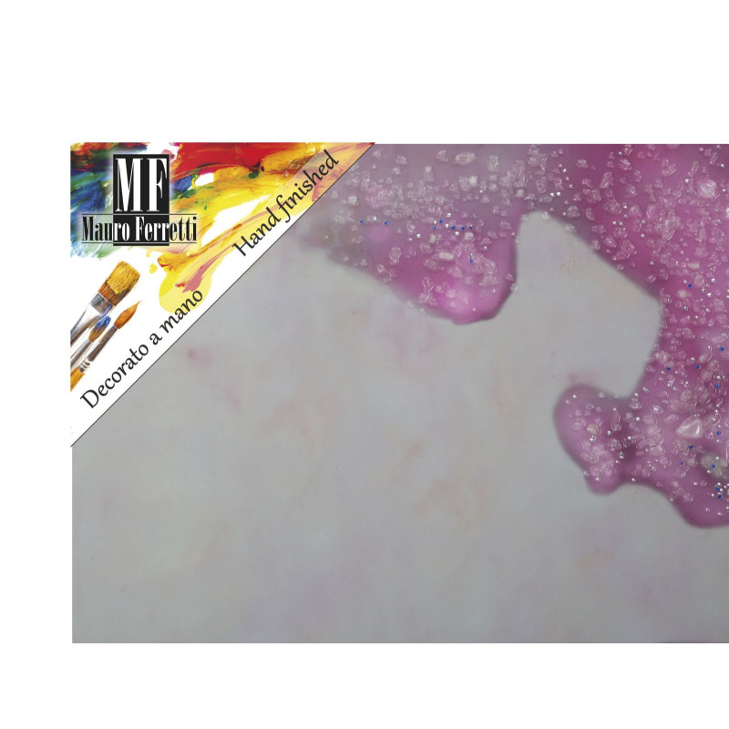 IMPRESSION SUR TOILE AVEC APPLICATIONS MEDUSA -A- CM 80X3,8X120